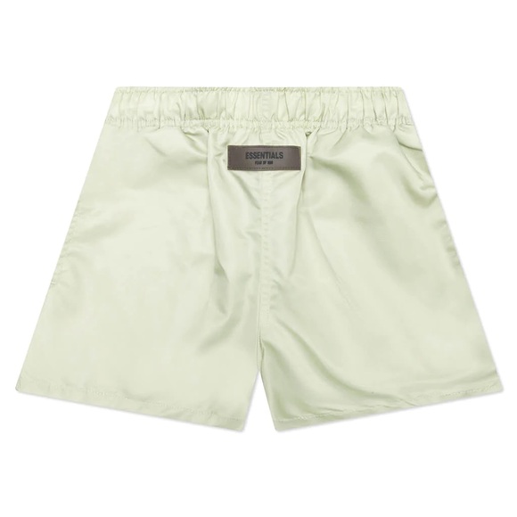 Essentials Fear of God Nylon Running Shorts Sea Foam 1405202 963 Men’s sz Large - Picture 1 of 3